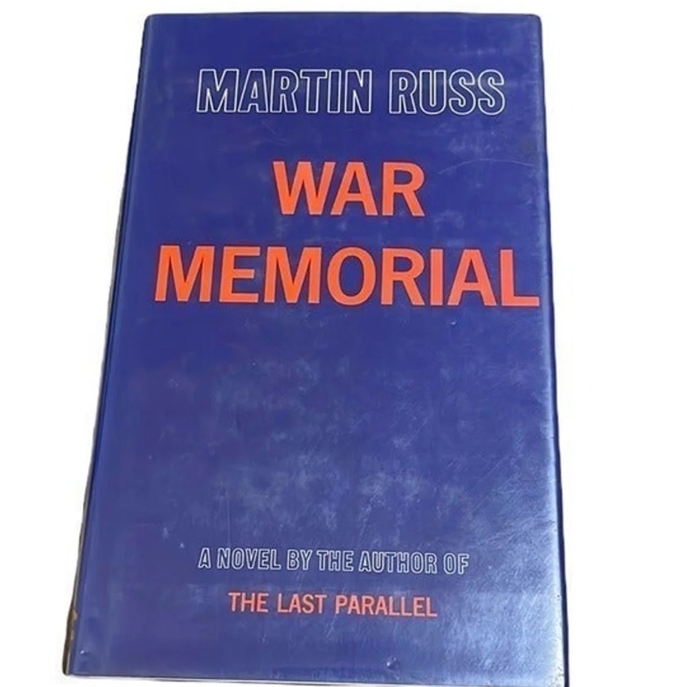 Vintage Book War Memorial by Martin Russ Hardcover 1967